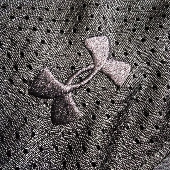 Under Armour UA Project Rock Iron Paradise Black Mesh Shorts Men's Size Small S - Picture 4 of 11